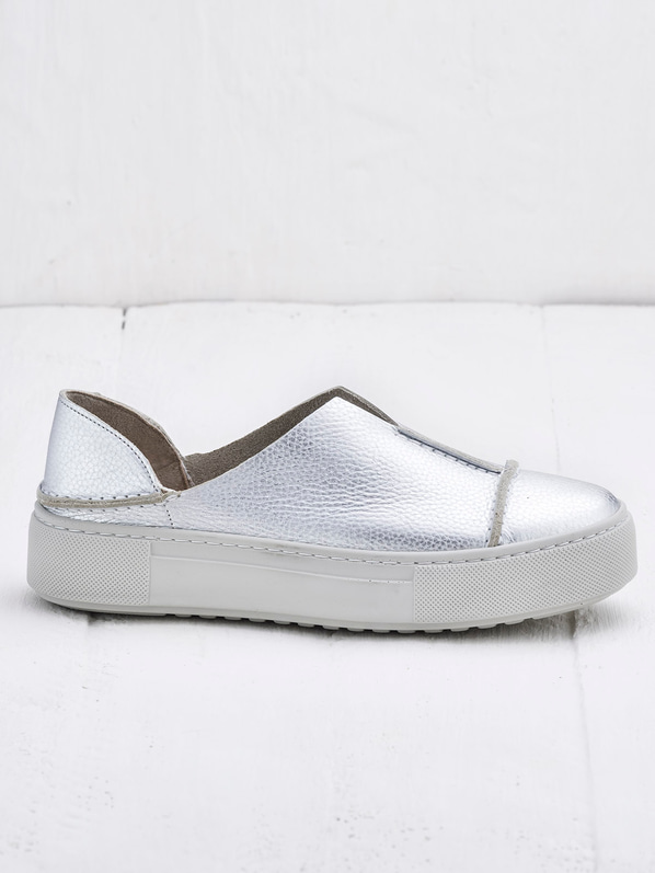 Lame deri kadın spor ayakkabı - Elle Shoes