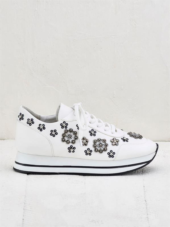 Beyaz kadın ayakkabı - Elle Shoes