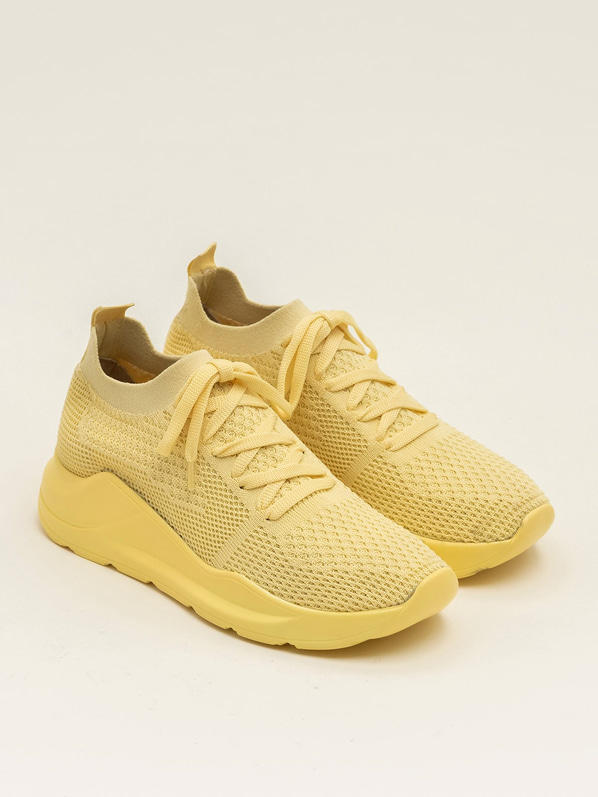 Sarı kadın spor ayakkabı - Elle Shoes