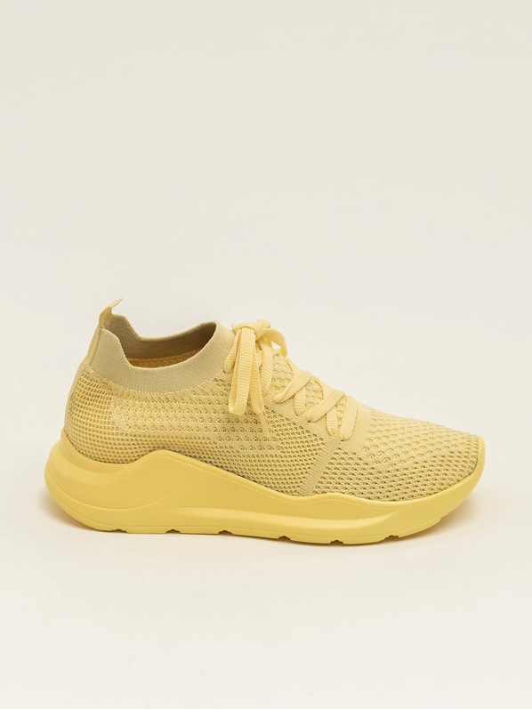 Sarı kadın spor ayakkabı - Elle Shoes