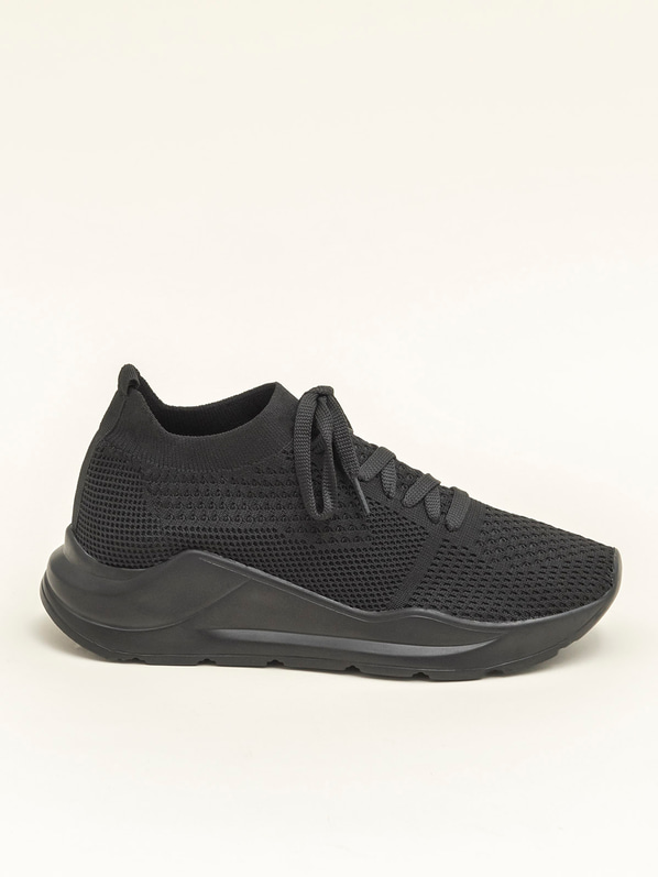 Siyah kadın spor ayakkabı - Elle Shoes