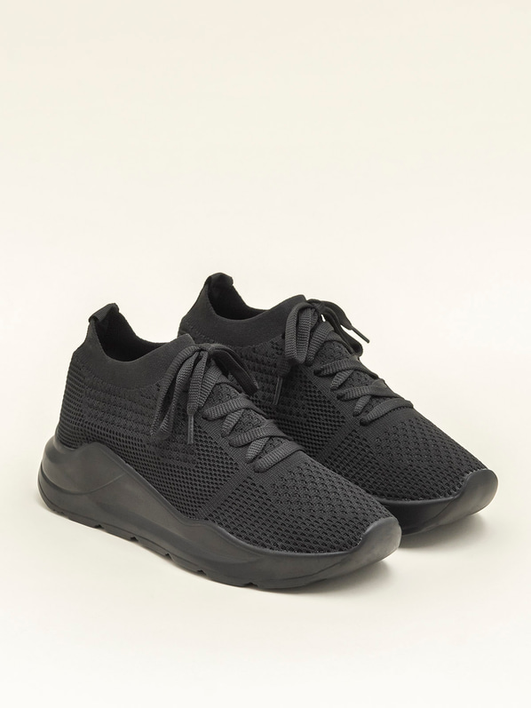 Siyah kadın spor ayakkabı - Elle Shoes