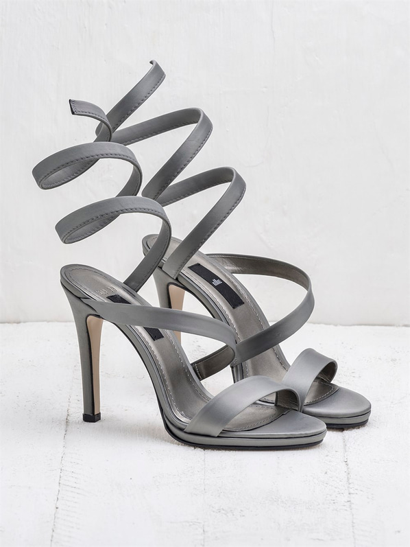 Gri kadın ayakkabı - Elle Shoes