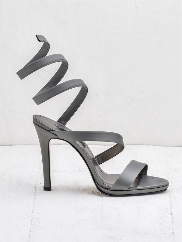 Gri kadın ayakkabı - Elle Shoes