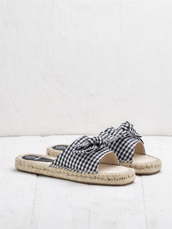 Siyah kadın terlik - Elle Shoes