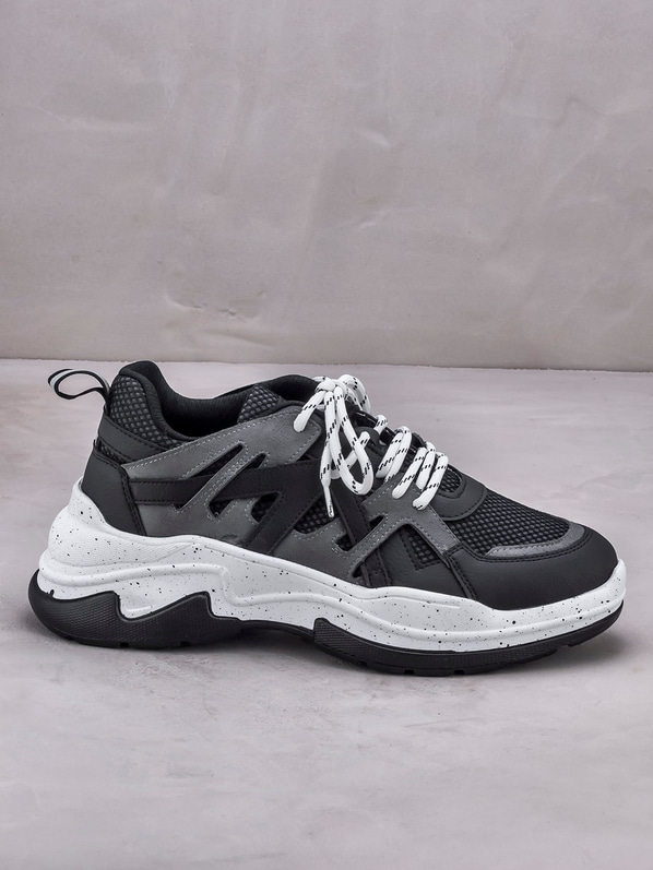Daron Erkek Sneaker SIYAH KOMBIN