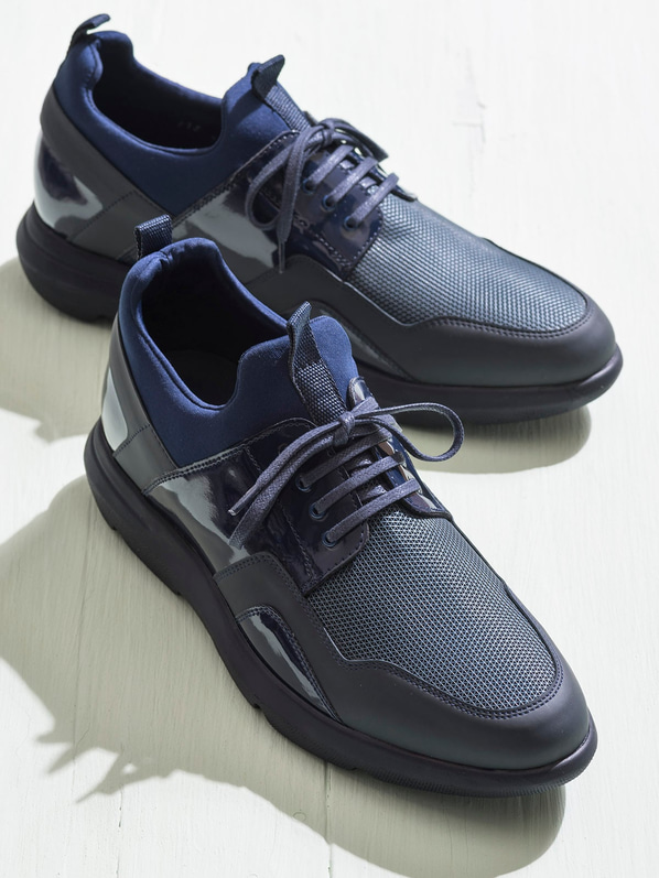 Lacivert erkek spor ayakkabı - Elle Shoes