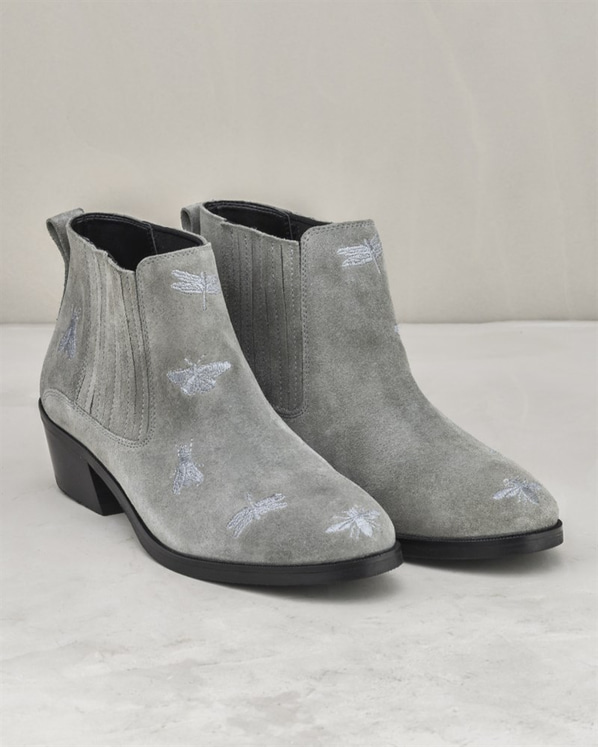 Gri kadın bot - Elle Shoes