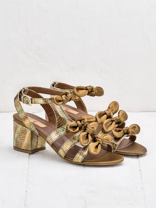 Bakır kadın ayakkabı - Elle Shoes