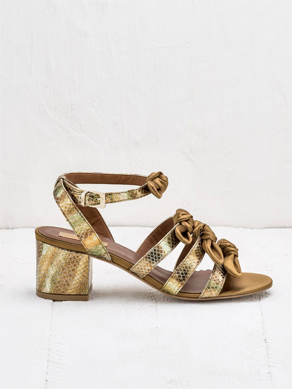 Bakır kadın ayakkabı - Elle Shoes
