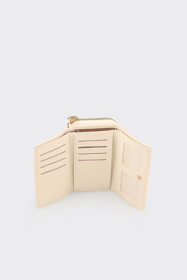 Ekru Kadın Cüzdan