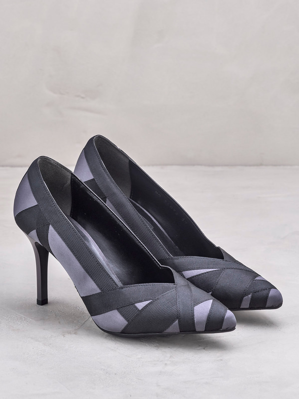 Elishaa Tekstil Kadın Stiletto FUME/SIYAH