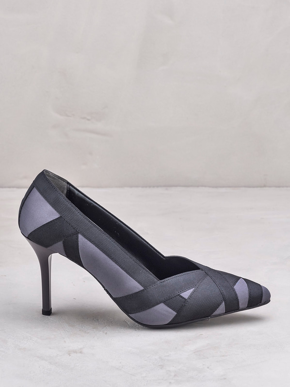 Elishaa Tekstil Kadın Stiletto FUME/SIYAH