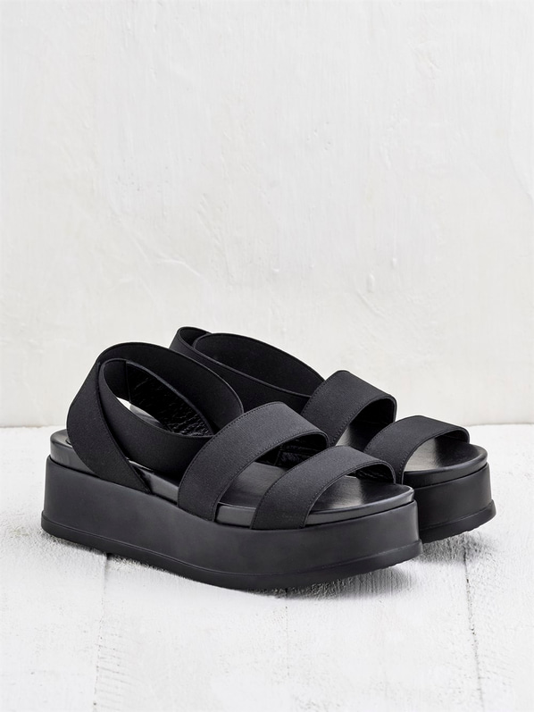 Siyah kadın sandalet - Elle Shoes