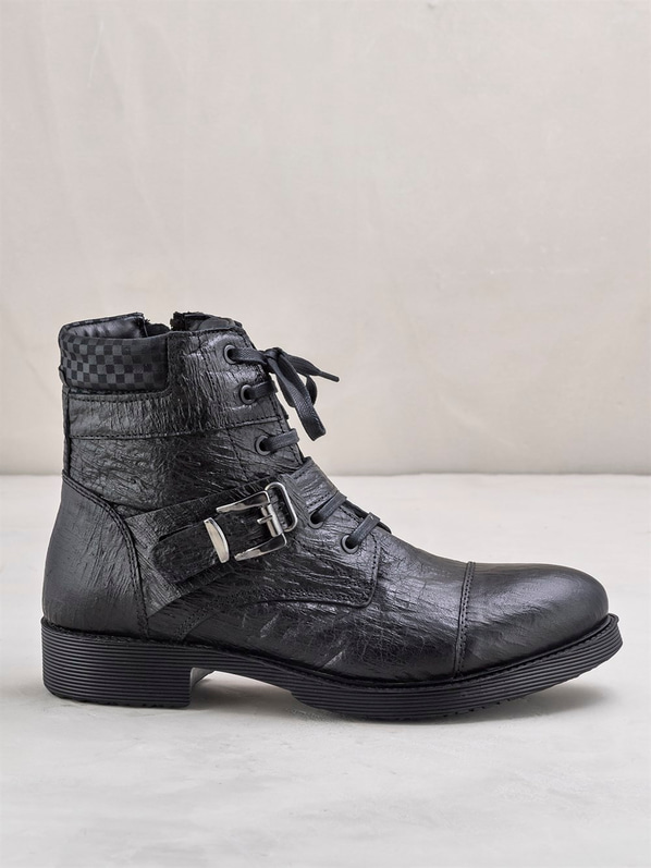 Siyah erkek bot - Elle Shoes