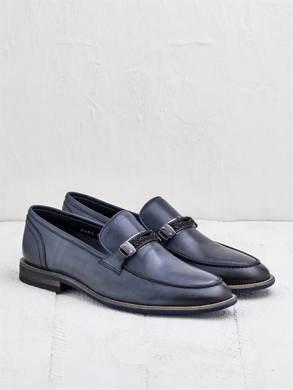 Lacivert erkek ayakkabı - Elle Shoes