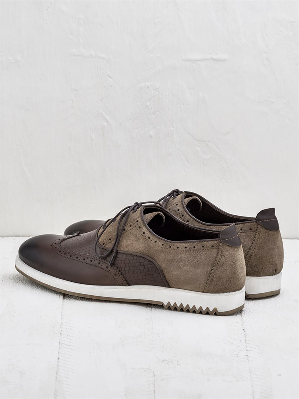 Kahve erkek ayakkabı - Elle Shoes