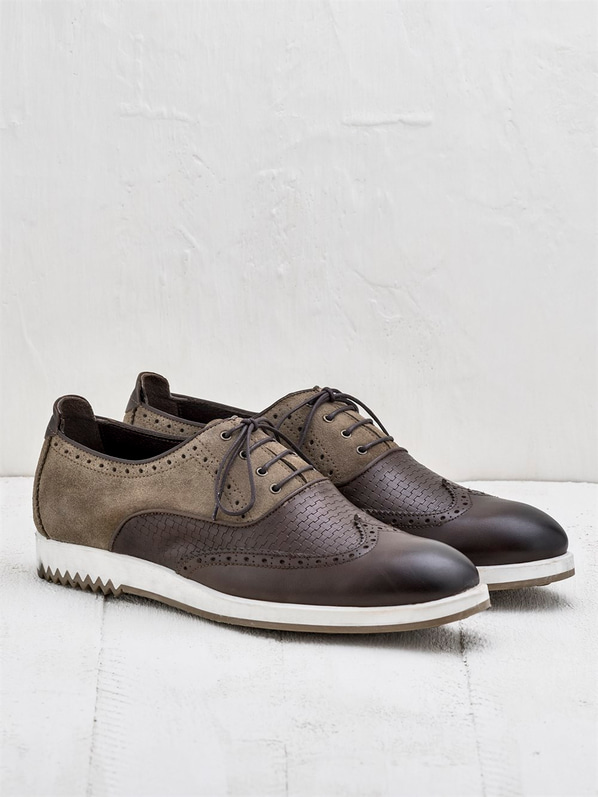 Kahve erkek ayakkabı - Elle Shoes