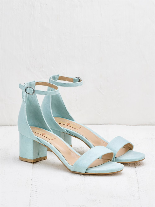 Kalın topuklu kadın sandalet - Elle Shoes
