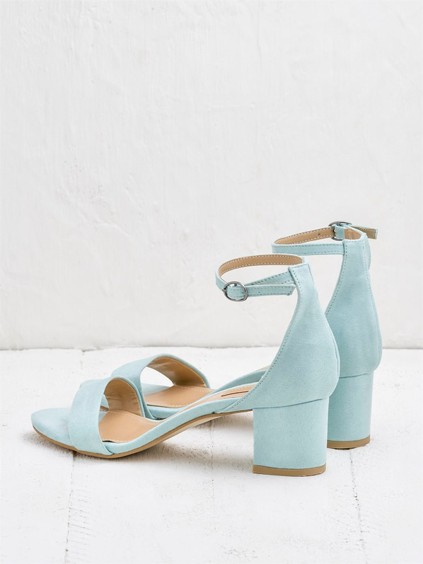 Kalın topuklu kadın sandalet - Elle Shoes