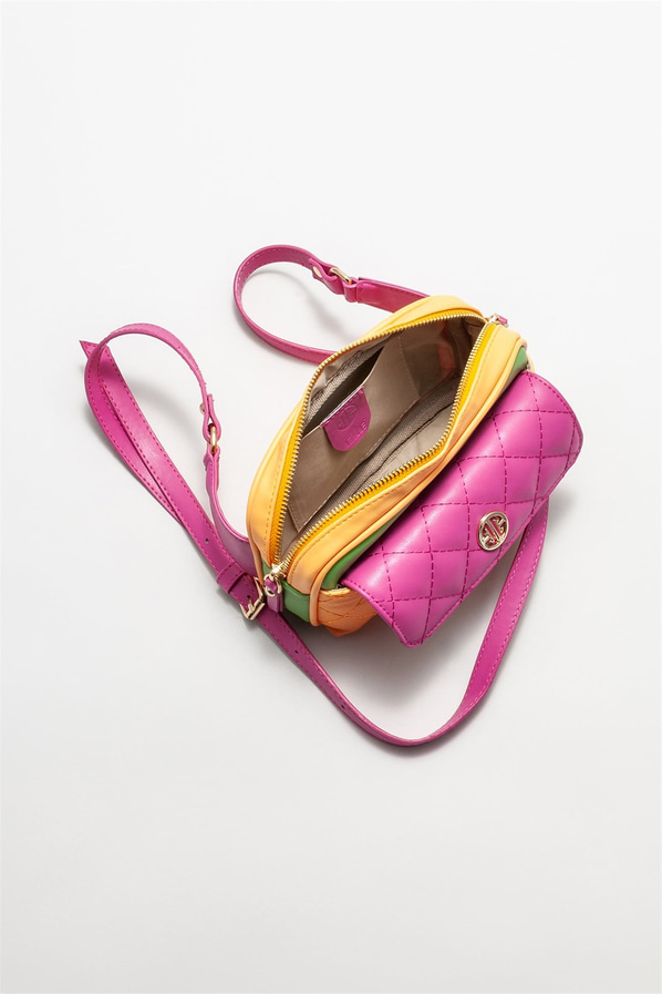 Fuşya kadın bel çantası - Elle Shoes