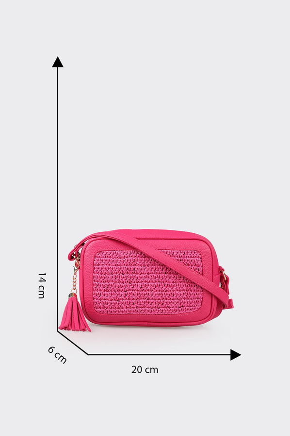 Fuşya kadın çapraz çanta - Elle Shoes