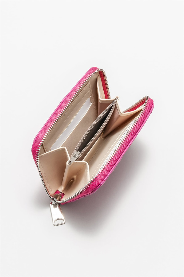 Fuşya kadın cüzdan - Elle Shoes
