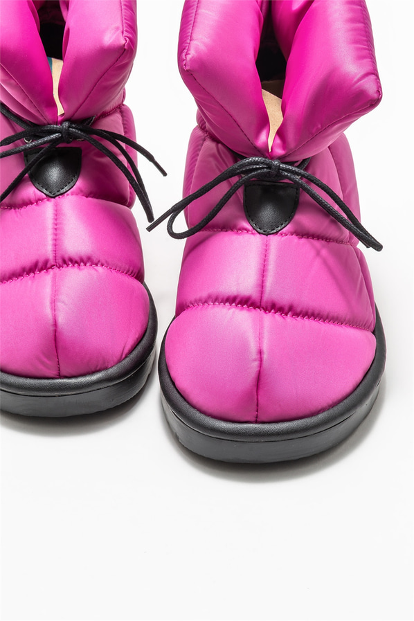Fuşya düz kadın bot - Elle Shoes