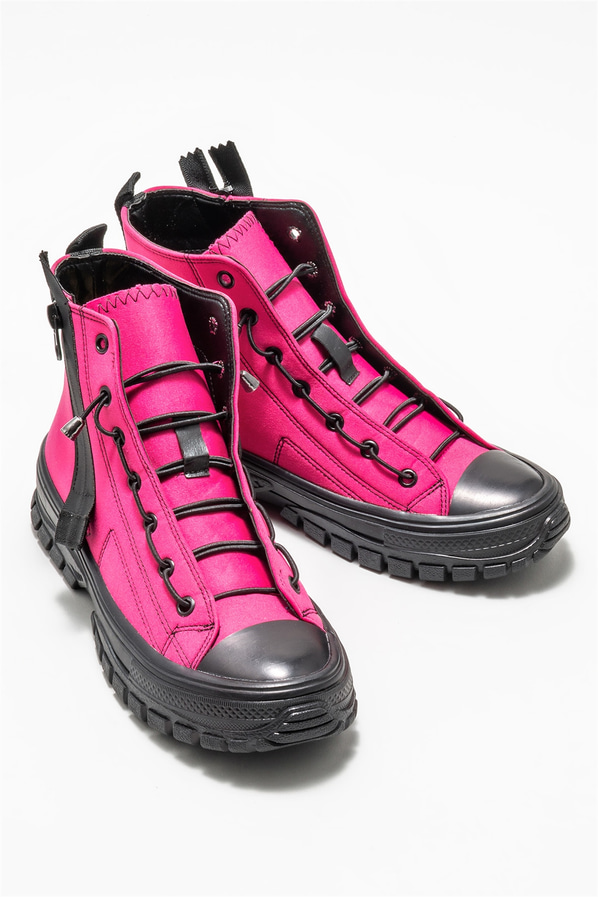 Fuşya kadın bot, günlük kullanım için - Elle Shoes