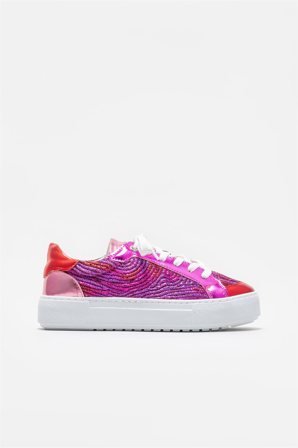 Fuşya kadın sneaker - Elle Shoes