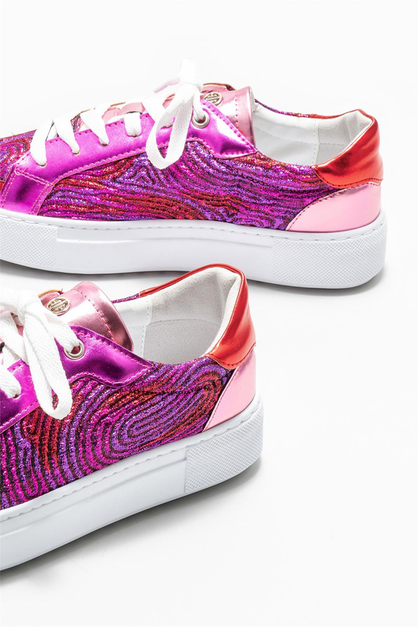 Fuşya kadın sneaker - Elle Shoes
