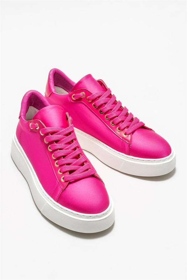 Fuşya kadın sneaker - Elle Shoes
