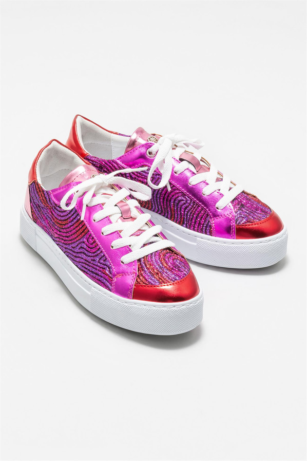 Fuşya kadın sneaker - Elle Shoes