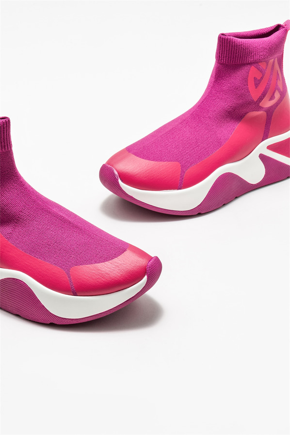 Fuşya kadın bot - Elle Shoes