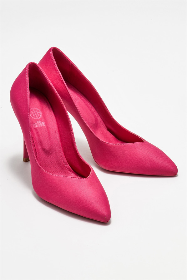 Fuşya kadın stiletto - Elle Shoes