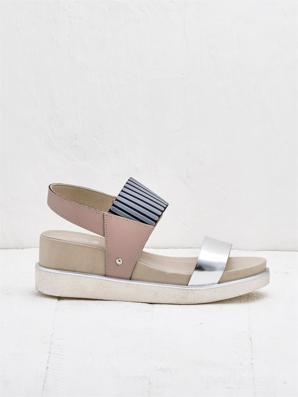 Pudra kadın sandalet - Elle Shoes