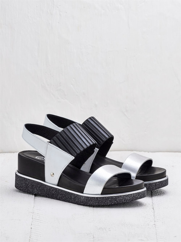Siyah kadın sandalet - Elle Shoes