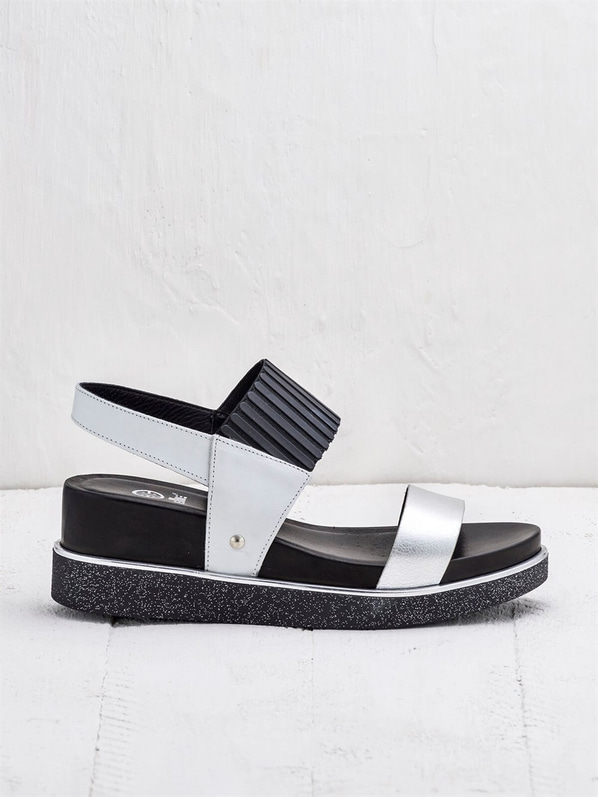 Siyah kadın sandalet - Elle Shoes