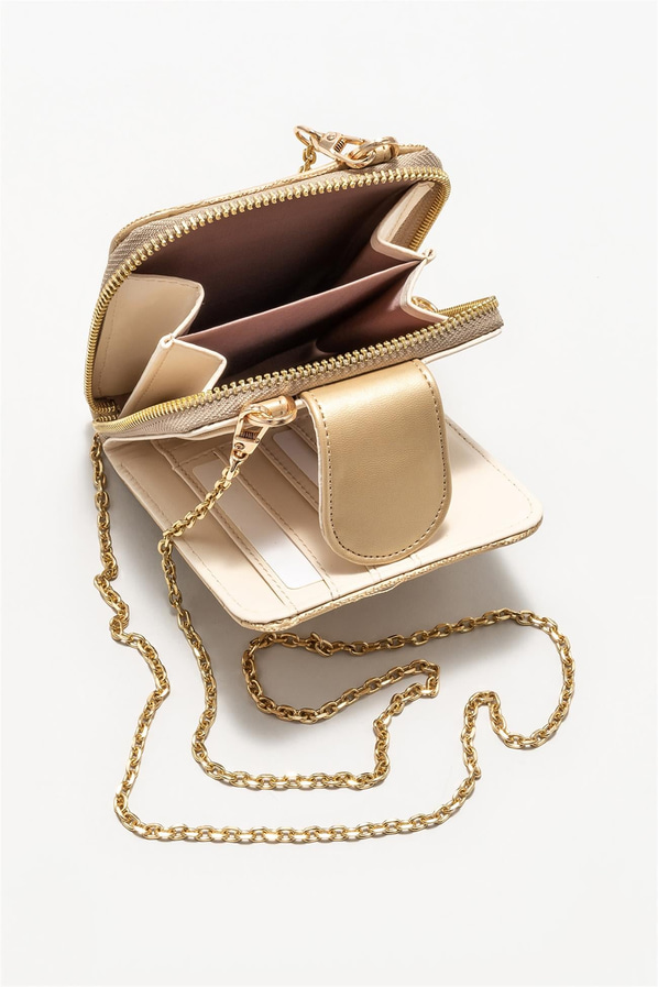 Gold kadın çapraz çanta - Elle Shoes