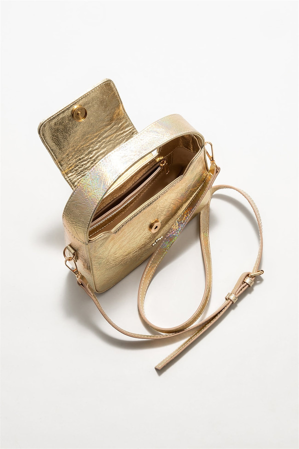 Gold kadın el çantası - Elle Shoes