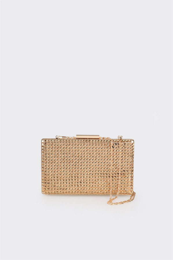 Gold kadın el çantası - Elle Shoes