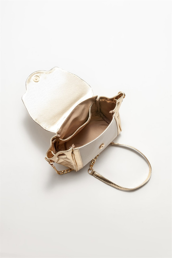 Gold kadın el çantası - Elle Shoes