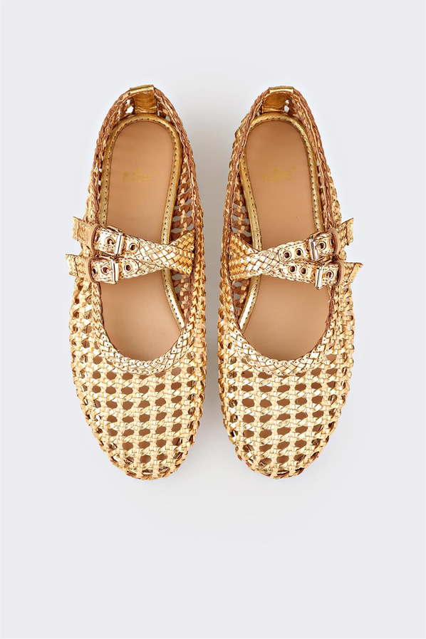 Gold kadın babet, rahat kullanım için - Elle Shoes