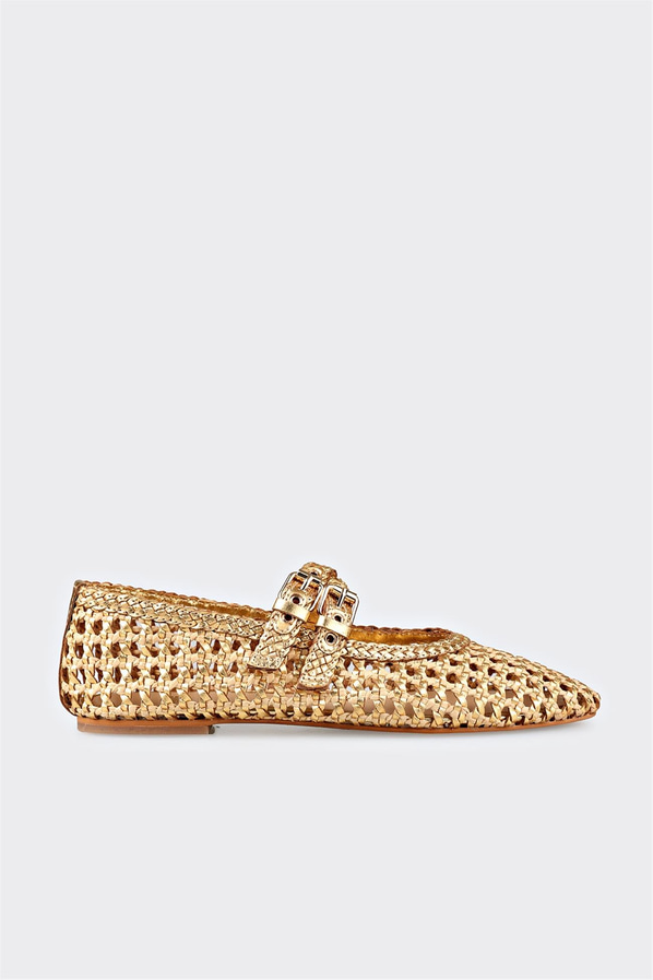 Gold kadın babet, rahat kullanım için - Elle Shoes