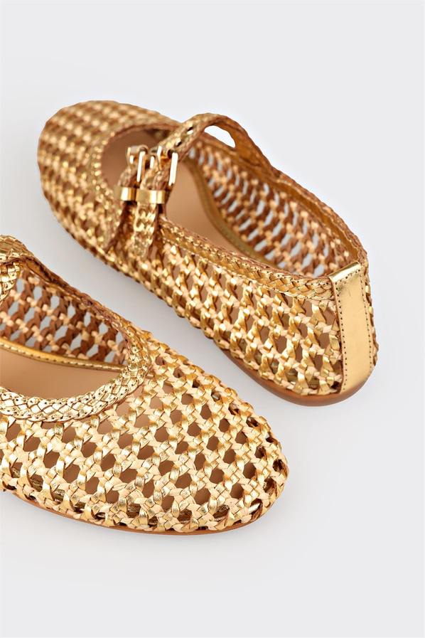 Gold kadın babet, rahat kullanım için - Elle Shoes