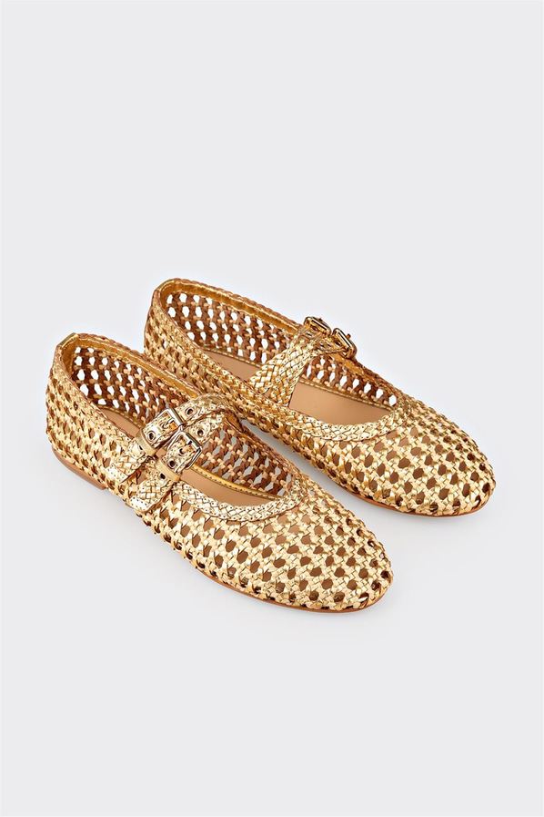 Gold kadın babet, rahat kullanım için - Elle Shoes
