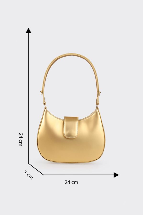 Gold kadın omuz çantası - Elle Shoes