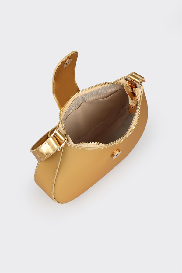 Gold kadın omuz çantası - Elle Shoes