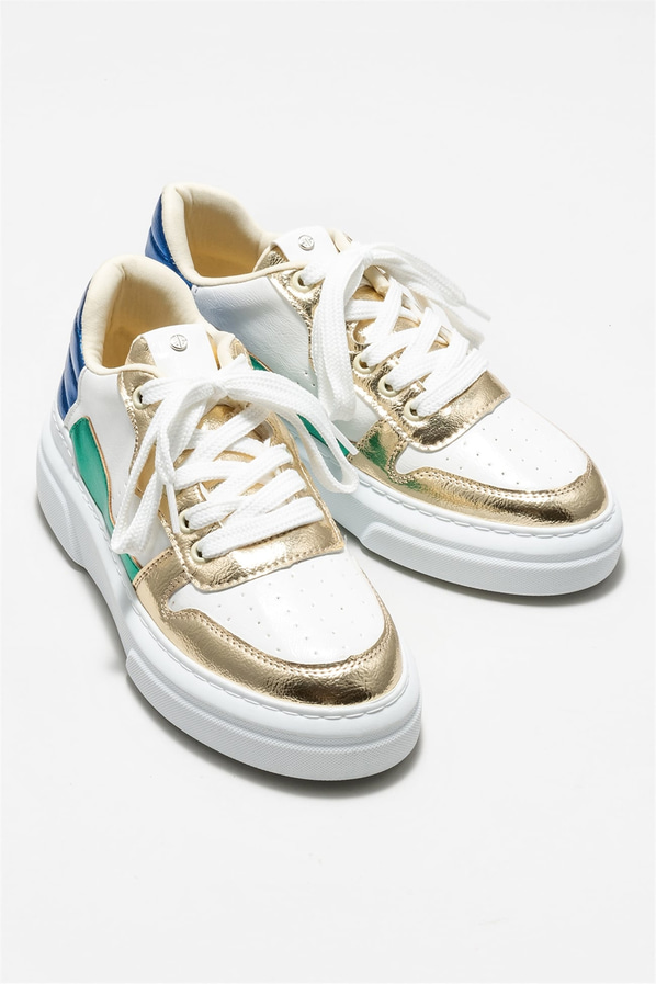 Gold kadın sneaker - Elle Shoes