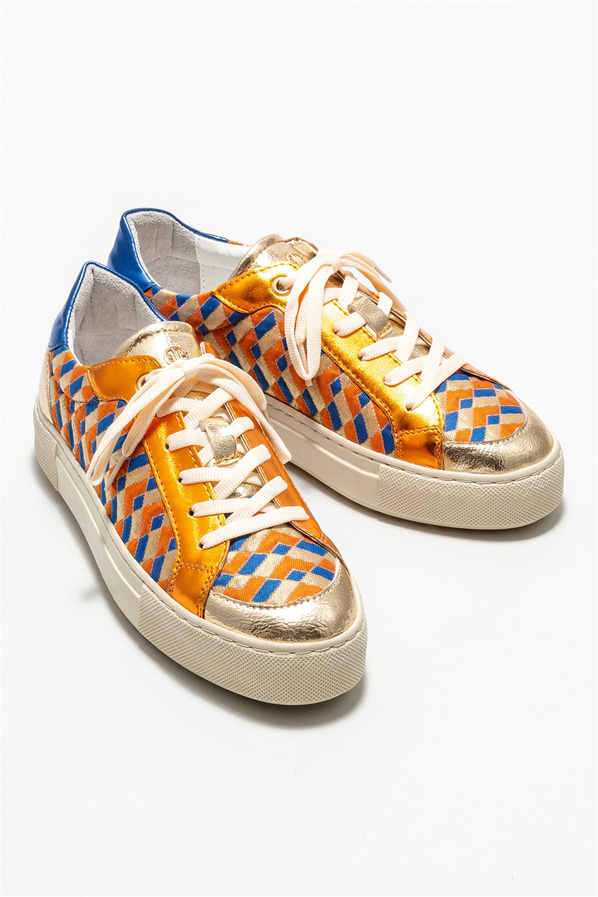 Gold kadın sneaker - Elle Shoes